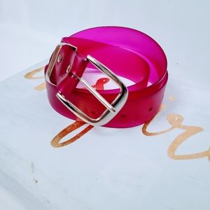 Hot Pink Jelly Belt Med/Large